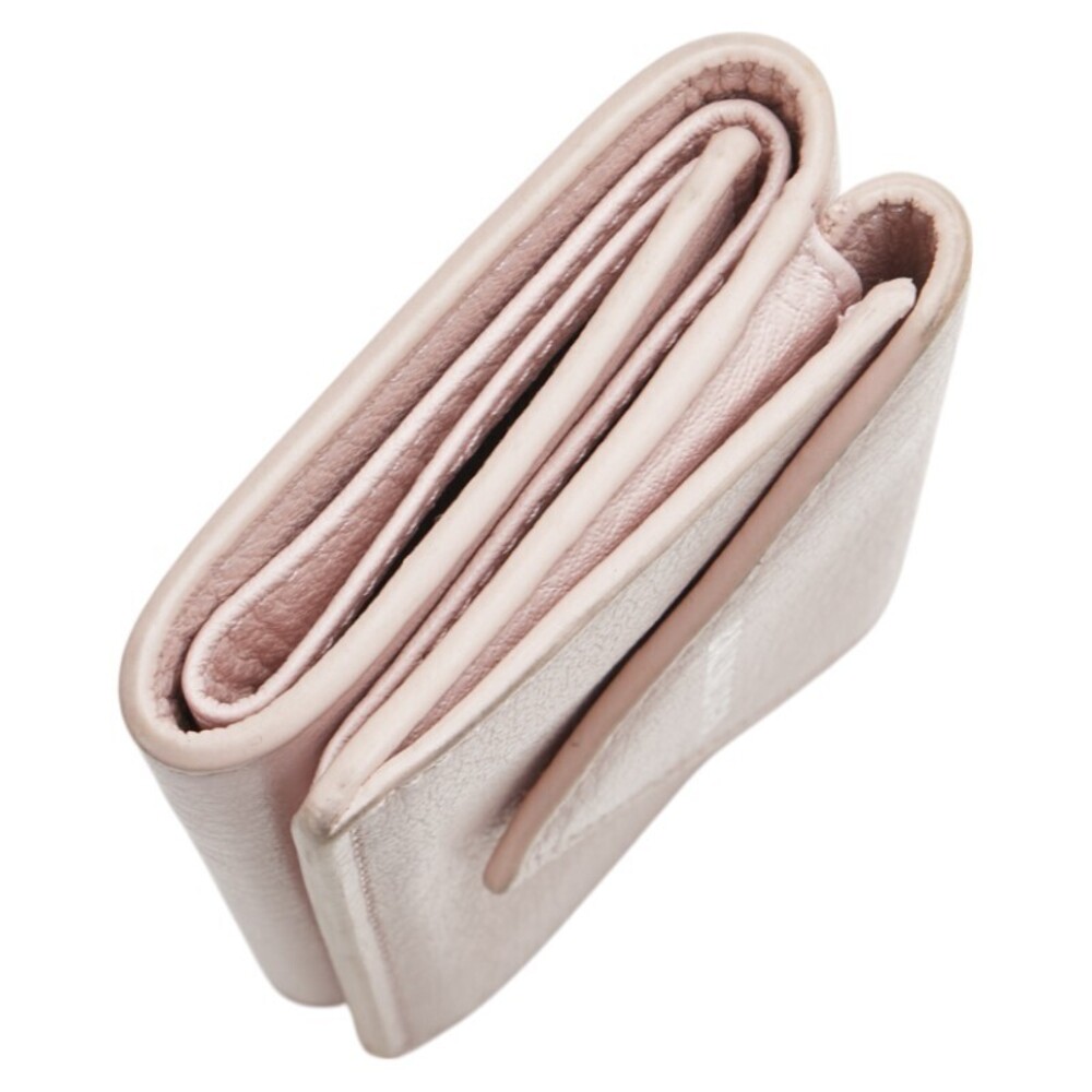 Balenciaga Leather fold Wallet Paper Pink Compact Tri - Picture 5 of 8